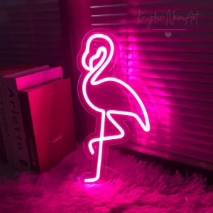 NÉON LED Flamant Rose