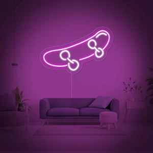 planche à roulette néon