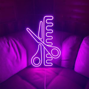 Néon led ciseaux